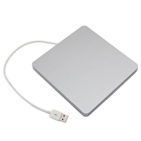 Freeshipping Estuche de grabadora de unidad de DVD externo USB para MacBook Air Pro iMac Mac mini Superdrive