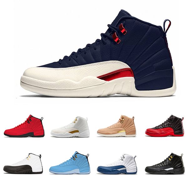 

2018 bulls unc 12 vachetta tan 12s college navy men basketball shoes flu game bordeaux the master black white taxi playoffs sports sneakers