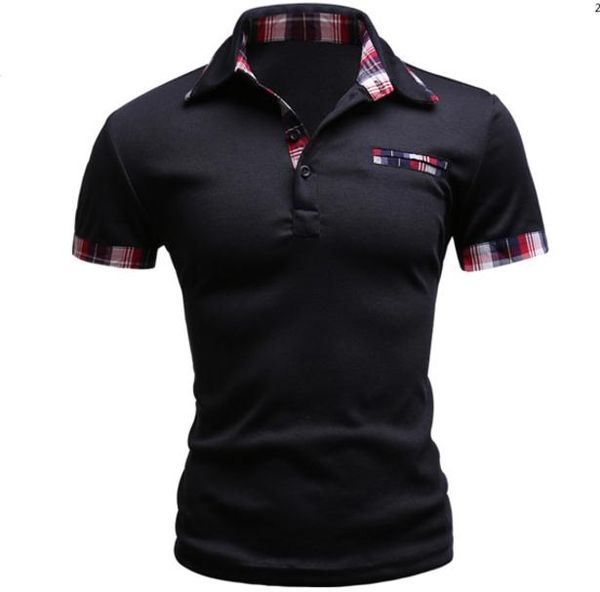 

European and American foreign trade men's anti-Paul T shirt short sleeve embroidery polo shirt