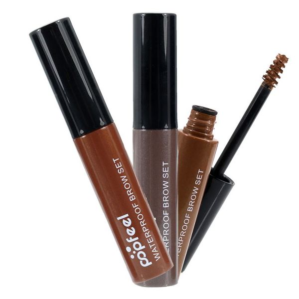 

fashion women makeup korean cream eyebrow dye mascara brown dark tools