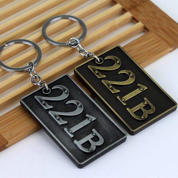 Tv Series Sherlock Holmes 221b Baker Street Door Benedict Keychain