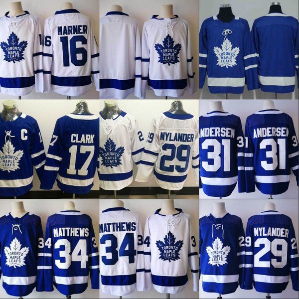 

Toronto Maple Leafs Jerseys Mitchell Marner Auston Matthews William Nylander Frederik Andersen Patrick Marleau Hockey Jerseys