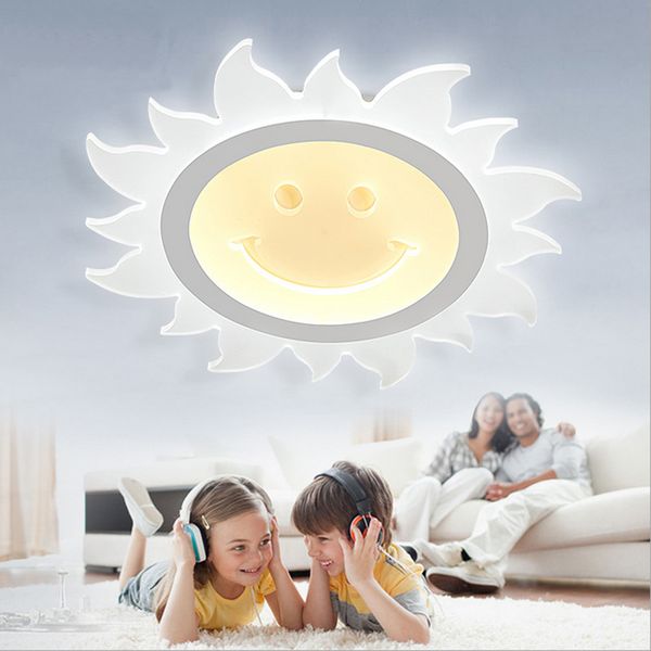 Compre Moderno De Alta Calidad Acrilico Sonriendo Led Luz De Techo