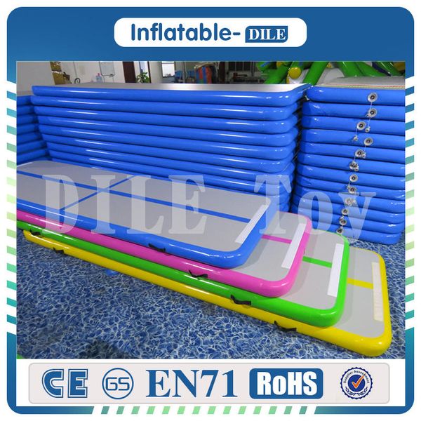 

3x0.9x0.1m inflatable track tumbling air track water trampoline yoga mat gym mat