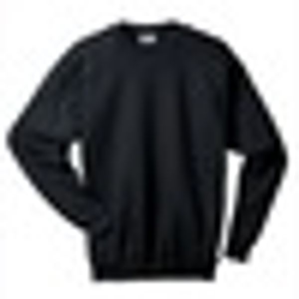 

f260 ultimate cotton crewneck sweatshirt size small black, Black;brown