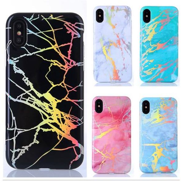

soft tpu bling laser marble design case cover sparkling flexible defender cases for iphone x 8 7 6 6s plus samsung s8 s9 plus note 8 s7 edge