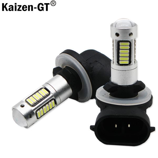 Kaizen H27 880 881 Lâmpada LED para carros H27W / 2 H27W2 Auto Fog Light DRL 780LM 12V 881 Lâmpadas LED que conduz a luz de corrida diurna, 12V