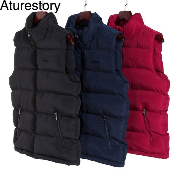 

men's winter cotton vest male plus size thickenin warm waistcoat outerwear slim vests for men sleeveless jacket chaleco hombre, Black;white