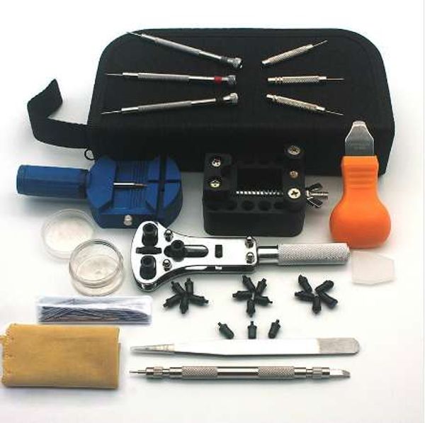 

new watch tools watch repair tool kit set watch opener link spring bar remover tools screwdriver set link pins cleaning cloth