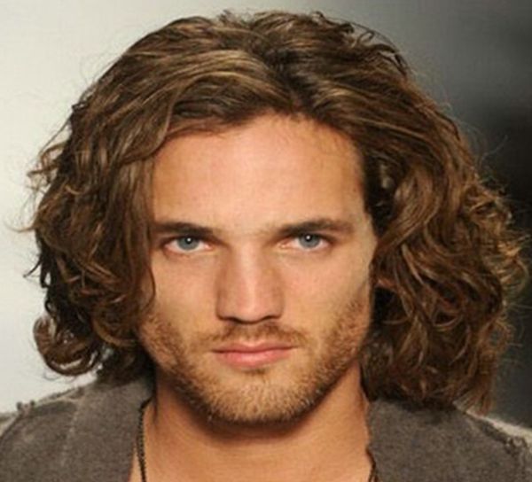Z F Men Hair Wigs Medium Blonde Brown Color Fashion Super Star