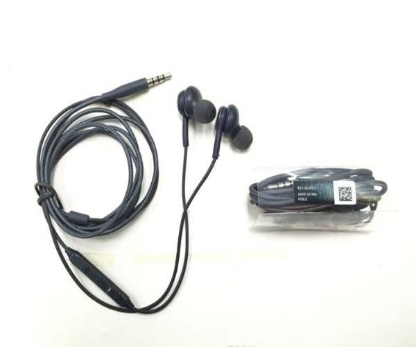 Черный цвет 3,5 мм наушники-вкладыши Проводные наушники Наушники с микрофоном Пульт дистанционного управления громкостью Наушники для Samsung S6 S7 S8 плюс