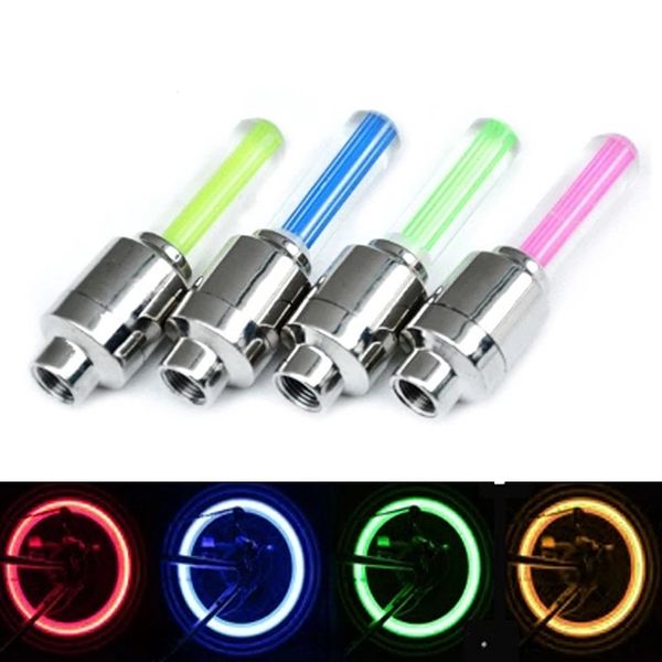

led bicycle lights wheel tire valve's bike light cycling riding sport spoke safety warning lamp front lights taillight