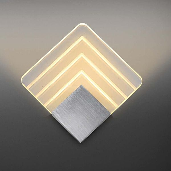 

modern wall light acrylic led wall sconce lamp warm white wall mounted decoration lighting fixture for home l bedroom