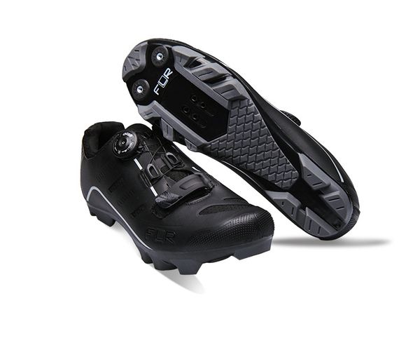 

flr fk-f75ii mountain bike riding shoes new bike shoes male road mountain riding breathable anti - skid lock sh, Black