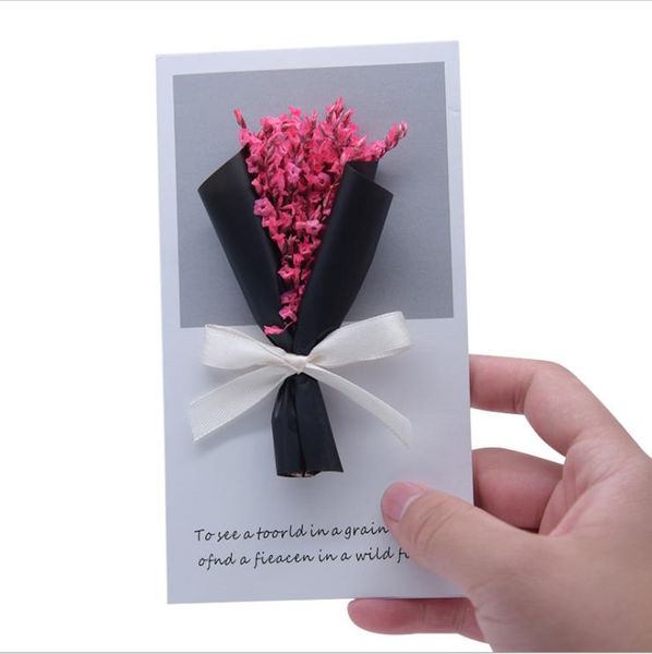 Китайский День святого Валентина творческий день рождения подарок подарок подарок коробка коробка корея мини-букет высушенные цветы поздравительных открыток