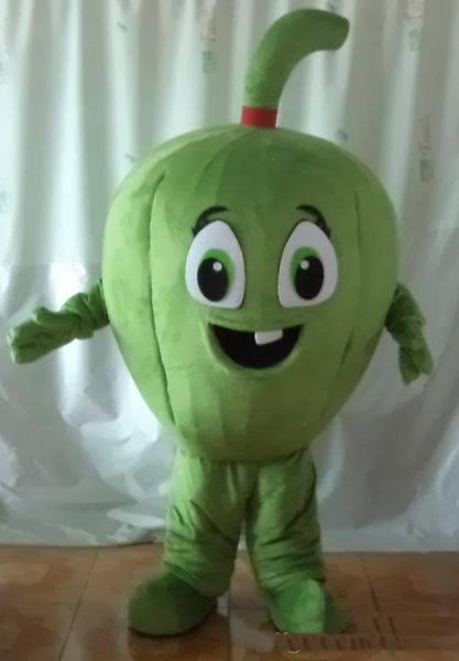 

2018 an pepper mascot costume for to wear for sale for party, Red;yellow