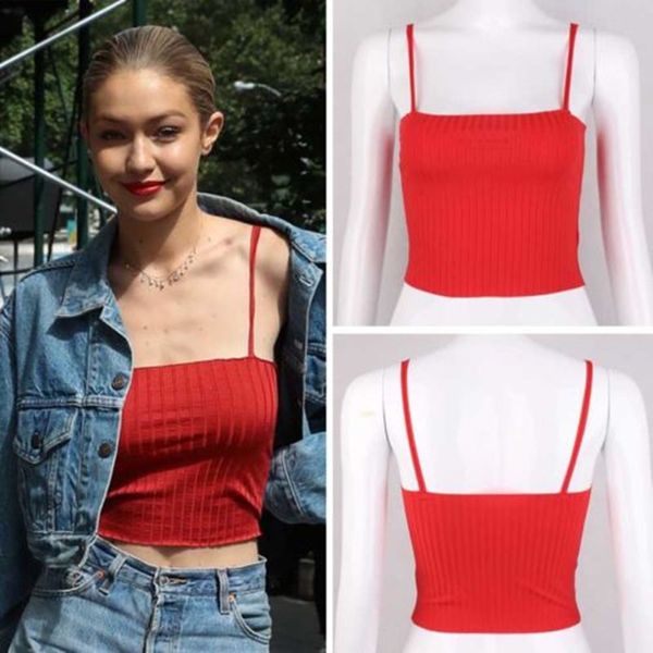 

fashion summer women casual tank vest sleeveless crop camis clothes, White