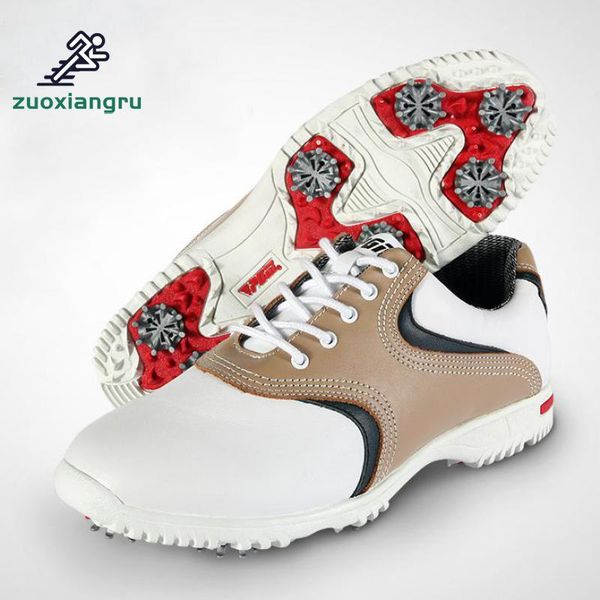 

golf shoes men style stereoscopic printing golf shoes male high-end sports super waterproof activities nail