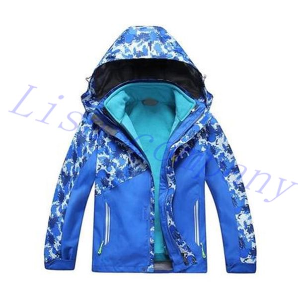 

2016 child winter ski jacket single plate double plate ski waterproof windproof thickening ventilation hiking cloth