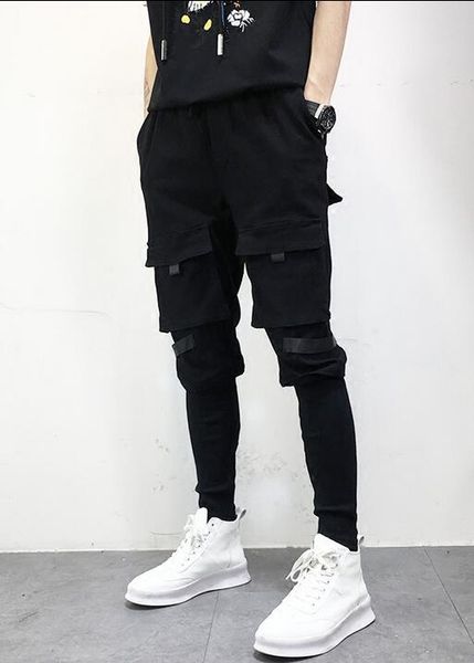 

2018, VIP новый мужской хипстерский хип-хоп стиль мульти-карман украшения представля