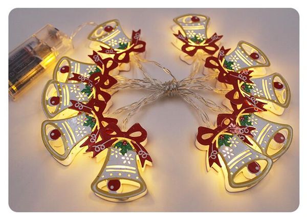 165 cm Decorazione per feste LED Stringa di luce Ornamento Plastica Babbo Natale Albero di Natale Pupazzo di neve Luci Ghirlanda Bagliore nel buio NATALE Dicembre D3.0