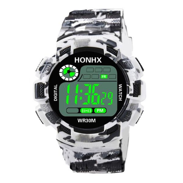 

men watches megir waterproof luxury brand digital reloj sport watch fashion 2018 bracelet watches wrist 18jul18, Slivery;brown