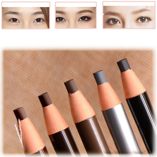 

5pcs microblading eyebrow peel-off pencil marker liner for make up beauty 5 colors soft pencil waterproof cosmetics