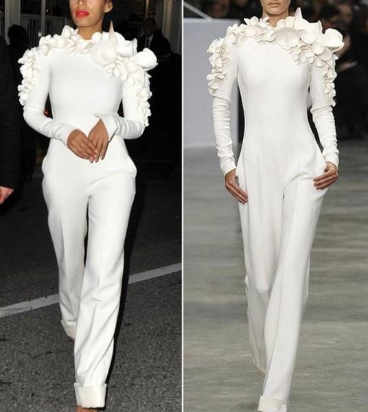 

custom made special occasion wears fashion design evening jumpsuit formal runway fashion women's clothes, Black;red