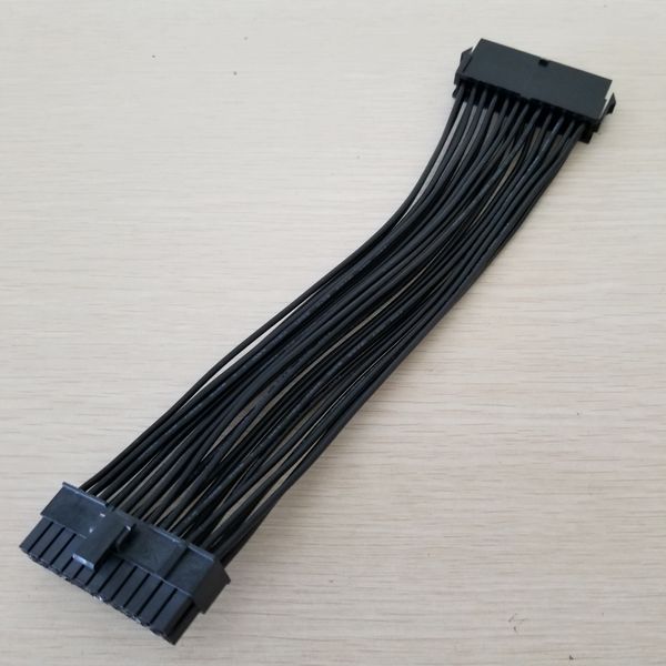 

atx motherboard mainboard 24pin psu power supply extension cable 18awg for pc diy 20cm/7.8inch