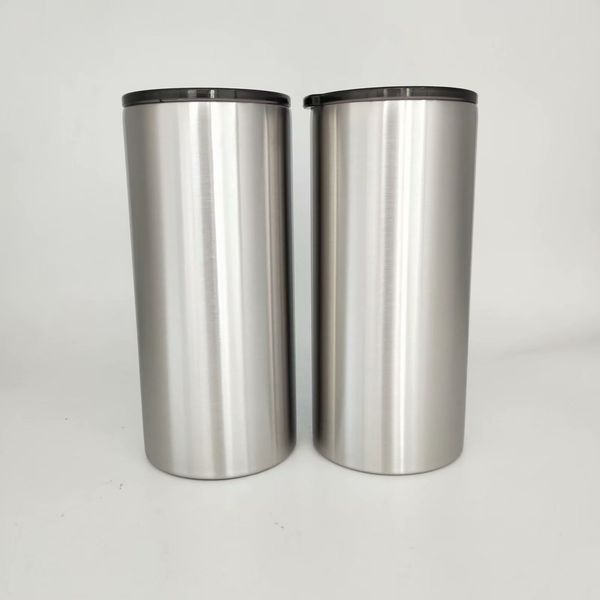 

new 24oz fatty cup with slid lid 750ml stainless steel straight tumbler vacuum insulated coffee mug water bottle 20oz beer cup