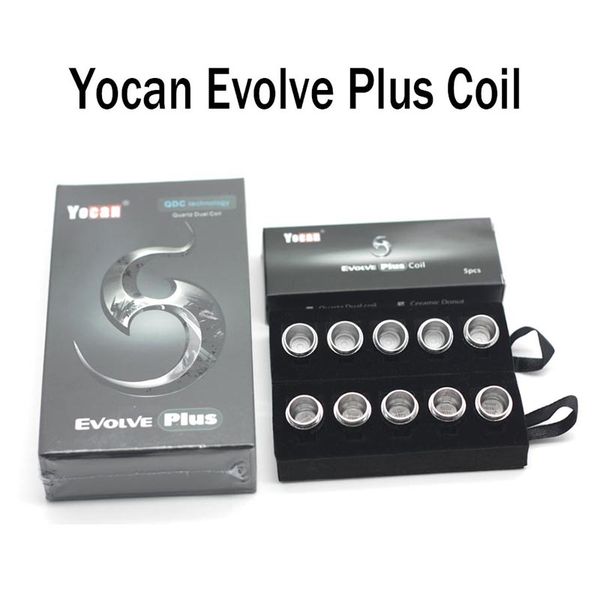 

100% подлинный Yocan Evolve Plus катушки кварцевые двойной катушки QDC замена Core чистый вкус QDC катушки Бесплатная доставка