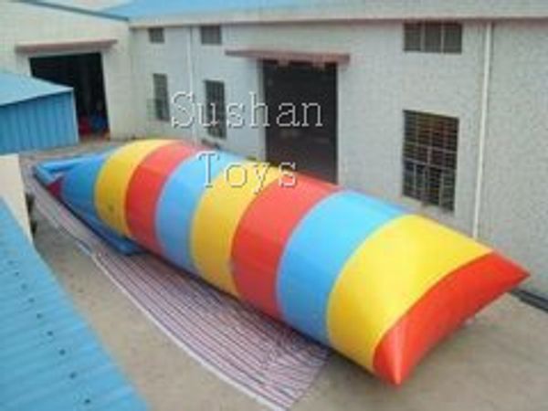 

sushan toy 8x3m inflatable water blob water trampoline bouncing pillows floating beds inflatable jumping pillow send