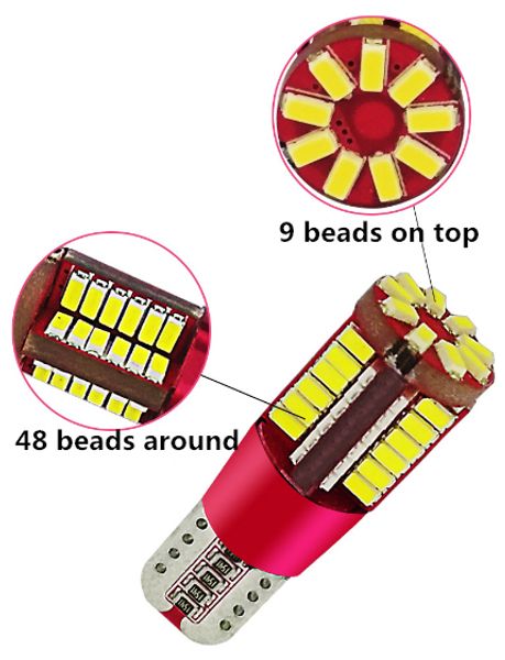 

авомобил Ѭемон веодиодне t10-3014-56 ламп подвеки декодиѬова беконенй 