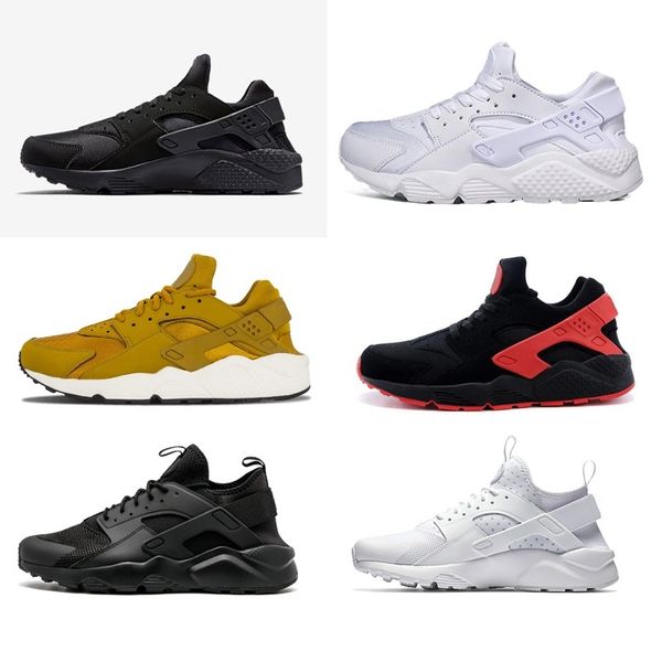 

Новые цвета Huaraches 4 IV повседневная обувь для мужчин, верхнее качество воздуха Huarache Run Ultra Breathable Mesh Cushion Sneakers Eur 36-45