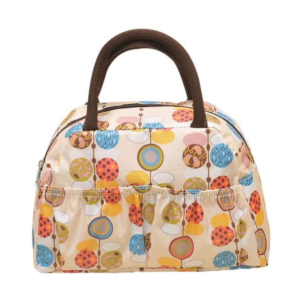 

canvas new lady handbags women lunch bags lunch box bag, Blue;pink