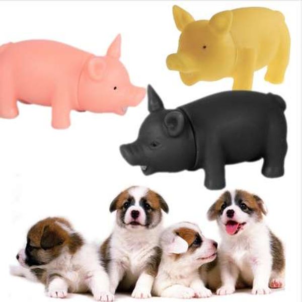 Misterolina Dog Toys Жевать Викуатор резиновые любимые игрушки для собак ПЭТ поставляет скрипучий звук кричащий свинья для домашних животных 1 шт. Pay9503