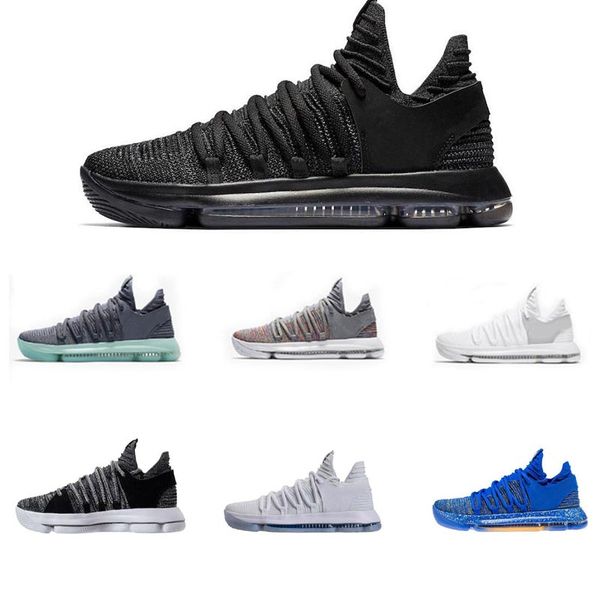 

Newest Zoom KD 10 Anniversary PE BHM Red Oreo triple black Men Basketball Shoes KD 10 Elite Low Kevin Durant Athletic Sport Sneakers