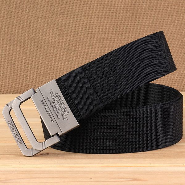 

2018 new belts for men new striped men knitted cintos femininos belt man canvas lengthen strap male personality, Black;gray