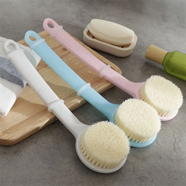 

bath shower brush long handle scrubber skin spa massage brush feet rubbing body back exfoliation brushes shower brushe's