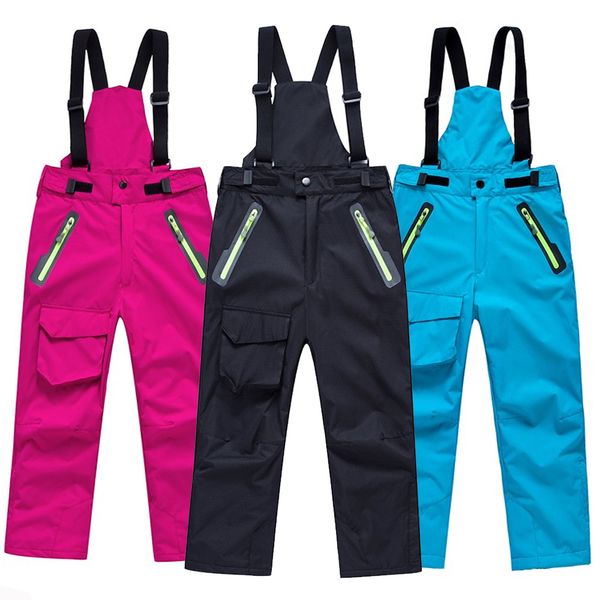 

winter kinder skihose kids waterproof windproof snowboard ski trousers for boys and girls skiing cotton pad warm pants snow