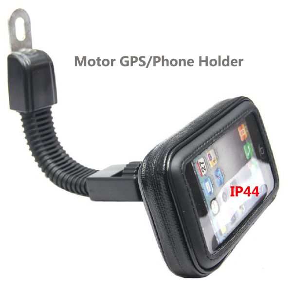 Support de boîtier de téléphone portable à moteur, support rotatif à 360 degrés, support de rétroviseur de moto pour voiture GPS iphone 7 7S 8 Plus Samsung
