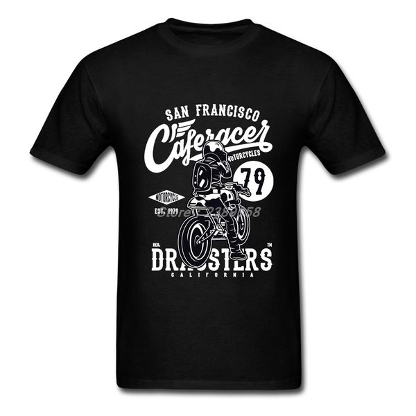 

mens t-shirt normal racer design motorcycle t shirt clothing, White;black