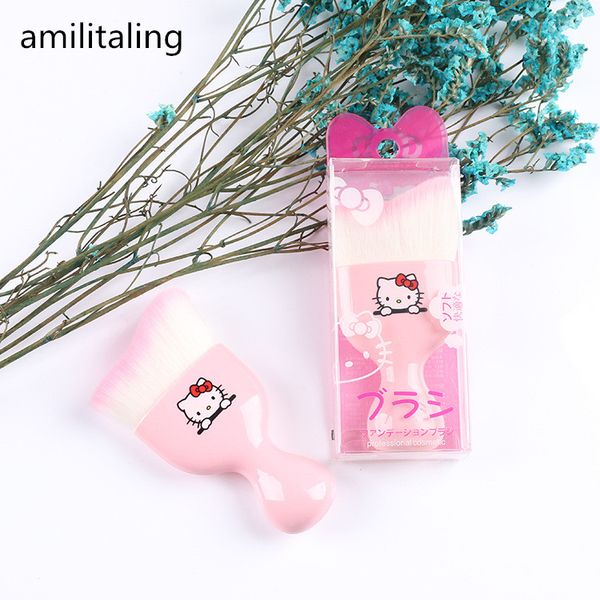 

hello kitty curve curved foundation brush contour shadow makeup brush yey-721