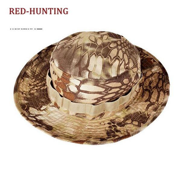 

new tactical camouflage boonie hats army cadet cap summer outdoor camping hiking man's round fishing huing hat, Black;white