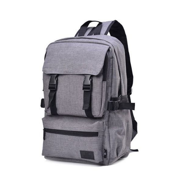 

2018 computer shoulder bag outdoor sports travel backpack schoolbag knapsack canvas pure color men and women school bags handbag 20-35l a775