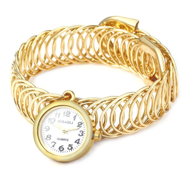

new ladies retro creative bracelet watch, Slivery;brown