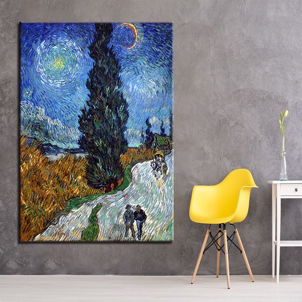 2019 Canvas Abstract Pictures Home Decor Hd Prints Poster Road