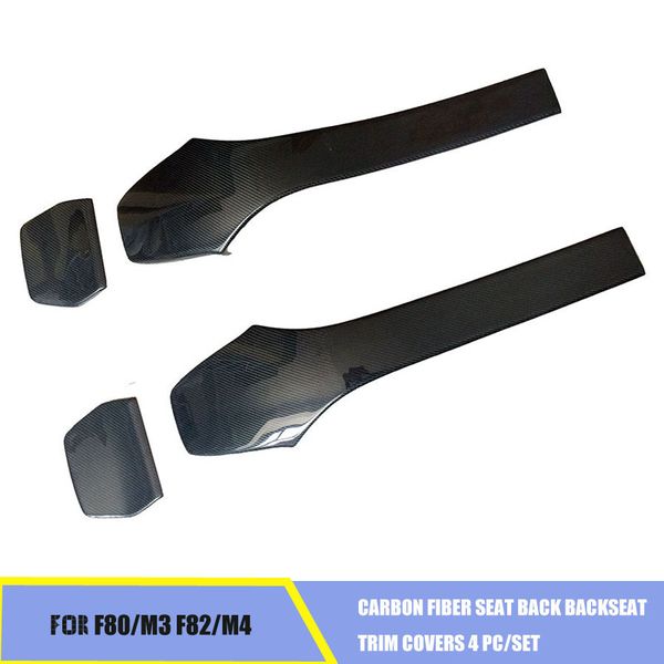 

обивка сидений из углеродного волокна на заднем сиденье 4 шт. / комплект, пригодный для bmw f80 m3 f82 m4