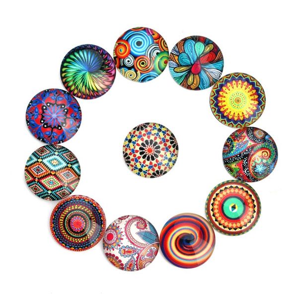 

10/12/14/18/20/25mm mix color round p glass cabochon cameo blank ring pendants base settings bezel tray supplies 20pcs f5170, Blue;slivery