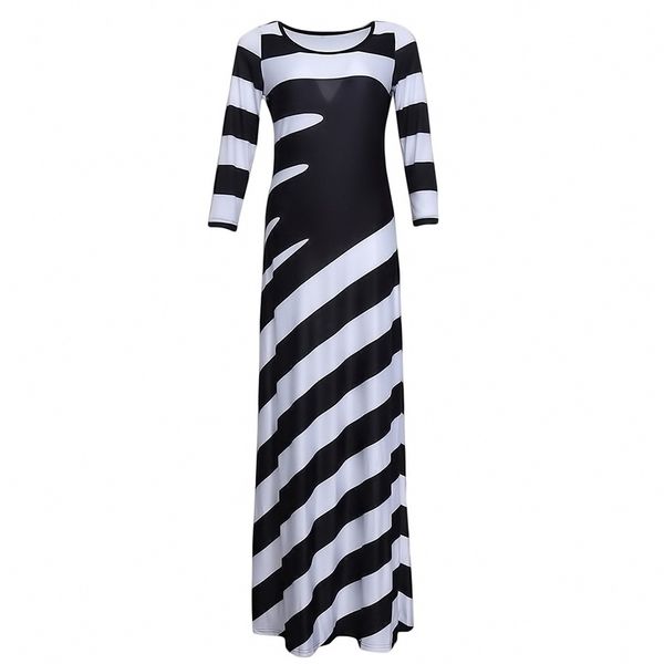 

Boho Long Sleeve Stretch Beach Party Autumn Sping Casual White Black Long Full Maxi Sexy Dress Plus Size Free Shipping